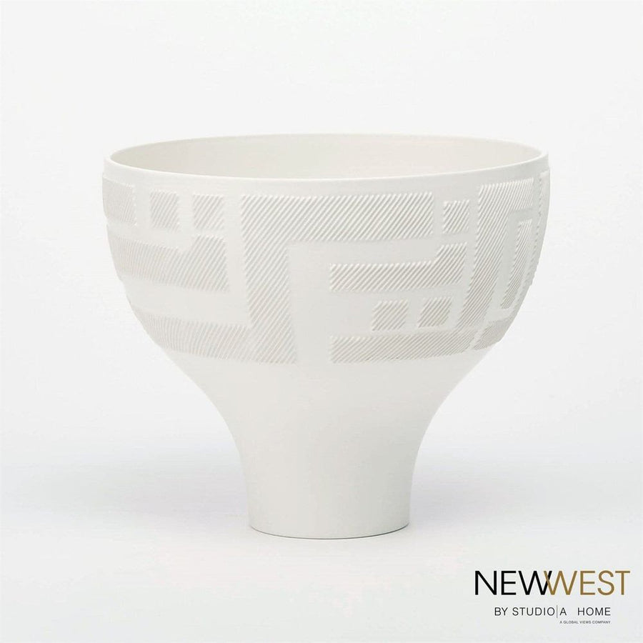 Chaco Collection-Global Views-GVSA-NW7.10003-Decorative ObjectsBowl-Matte White-Medium-5-France and Son
