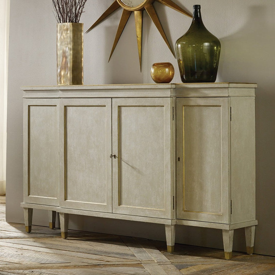 Gustavian Breakfront Cabinet-Modern History-STOCKR-MODERN-MH722F01-Bookcases & Cabinets-1-France and Son