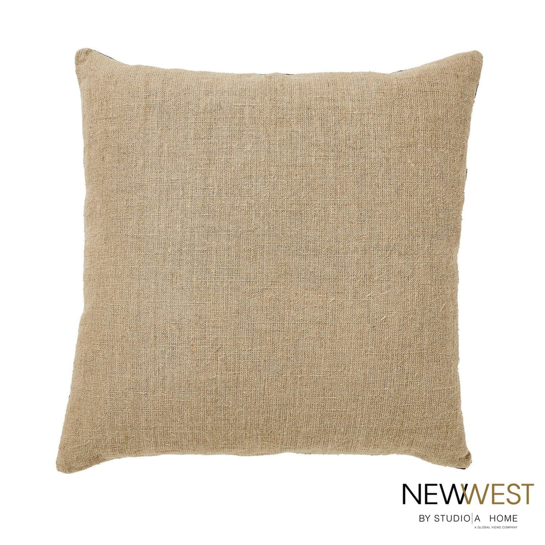 Blossom Beaded Pillow - Black/Gold-Global Views-GVSA-NW7.90017-Pillows-4-France and Son