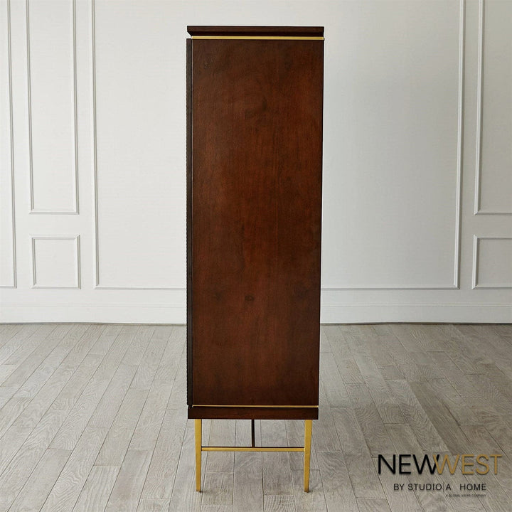 Latilla Tall Bar Cabinet-Global Views-GVSA-NW7.90019-Bookcases & Cabinets-6-France and Son