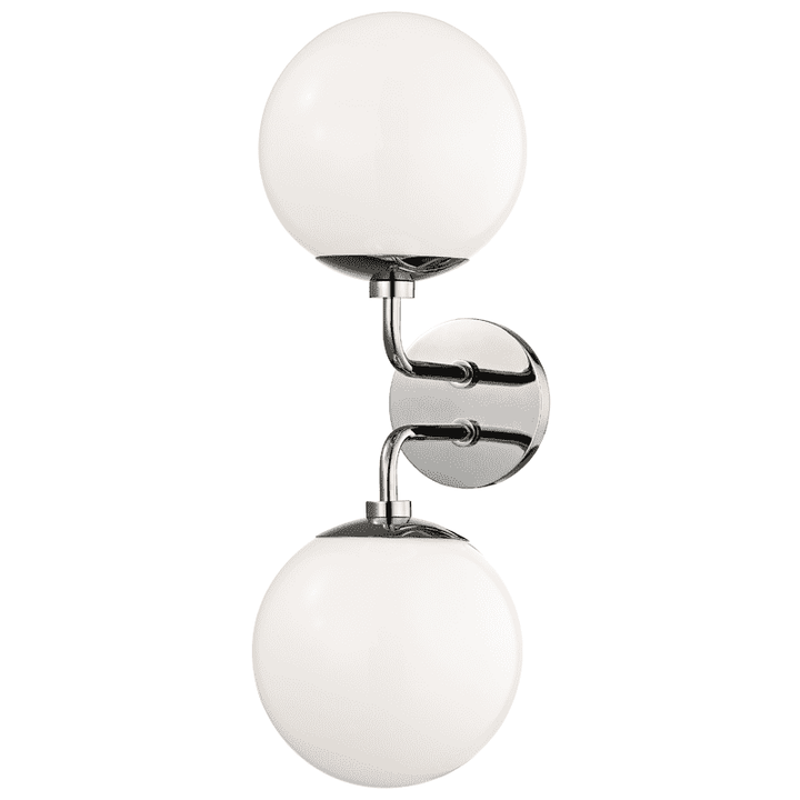 Stella 2 Light Wall Sconce-Mitzi-HVL-H105102-PN-Wall LightingPolished Nickel-3-France and Son