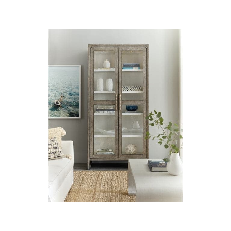 Sanderling Display Cabinet-Hooker-HOOKER-6350-75906-95-Bookcases & Cabinets-3-France and Son