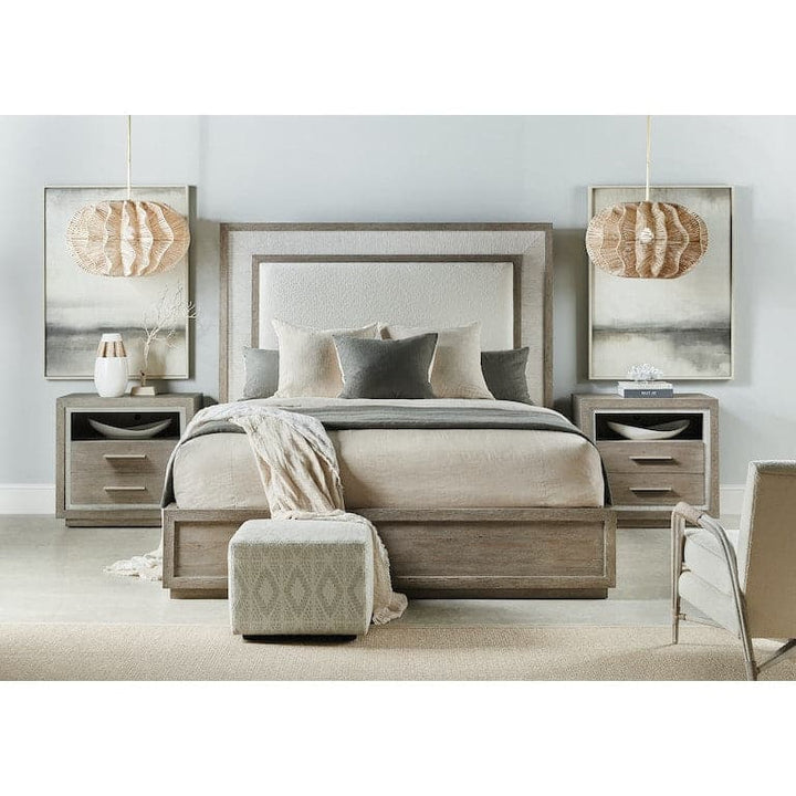 Serenity Rookery King Upholstered Panel Bed-Hooker-HOOKER-6350-90266-95-BedsKing Upholstered Panel Bed-3-France and Son