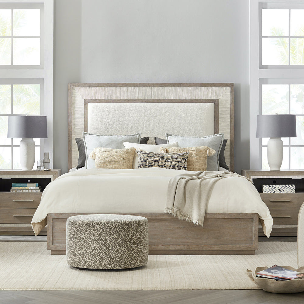 Serenity Rookery King Upholstered Panel Bed-Hooker-HOOKER-6350-90266-95-BedsKing Upholstered Panel Bed-2-France and Son