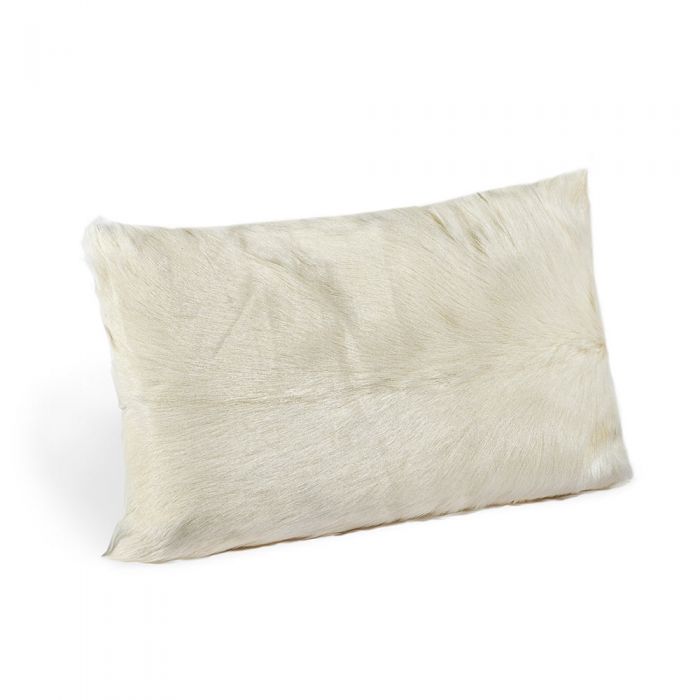 Goat Skin Pillow-Interlude-INTER-635033-PillowsIvory-Bolster-7-France and Son