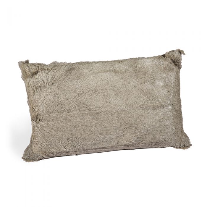Goat Skin Pillow-Interlude-INTER-635035-PillowsGrey-Bolster-9-France and Son