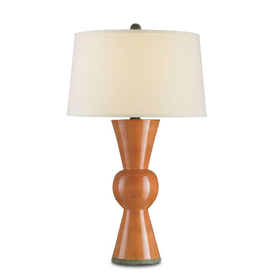 Upbeat White Table Lamp-Currey-CURY-6351-Table LampsOrange-2-France and Son