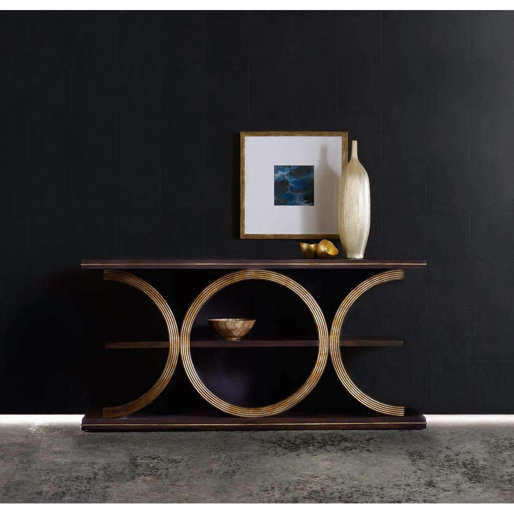 Melange Presidio Console Table-Hooker-HOOKER-638-85219-Console Tables-3-France and Son