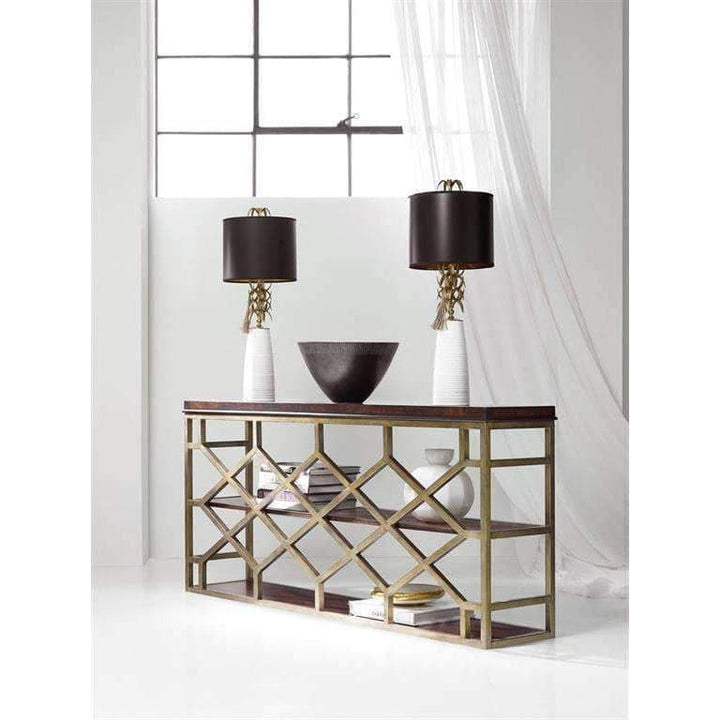 Melange Giles Console Table-Hooker-HOOKER-638-85290-DKW-Console Tables-3-France and Son