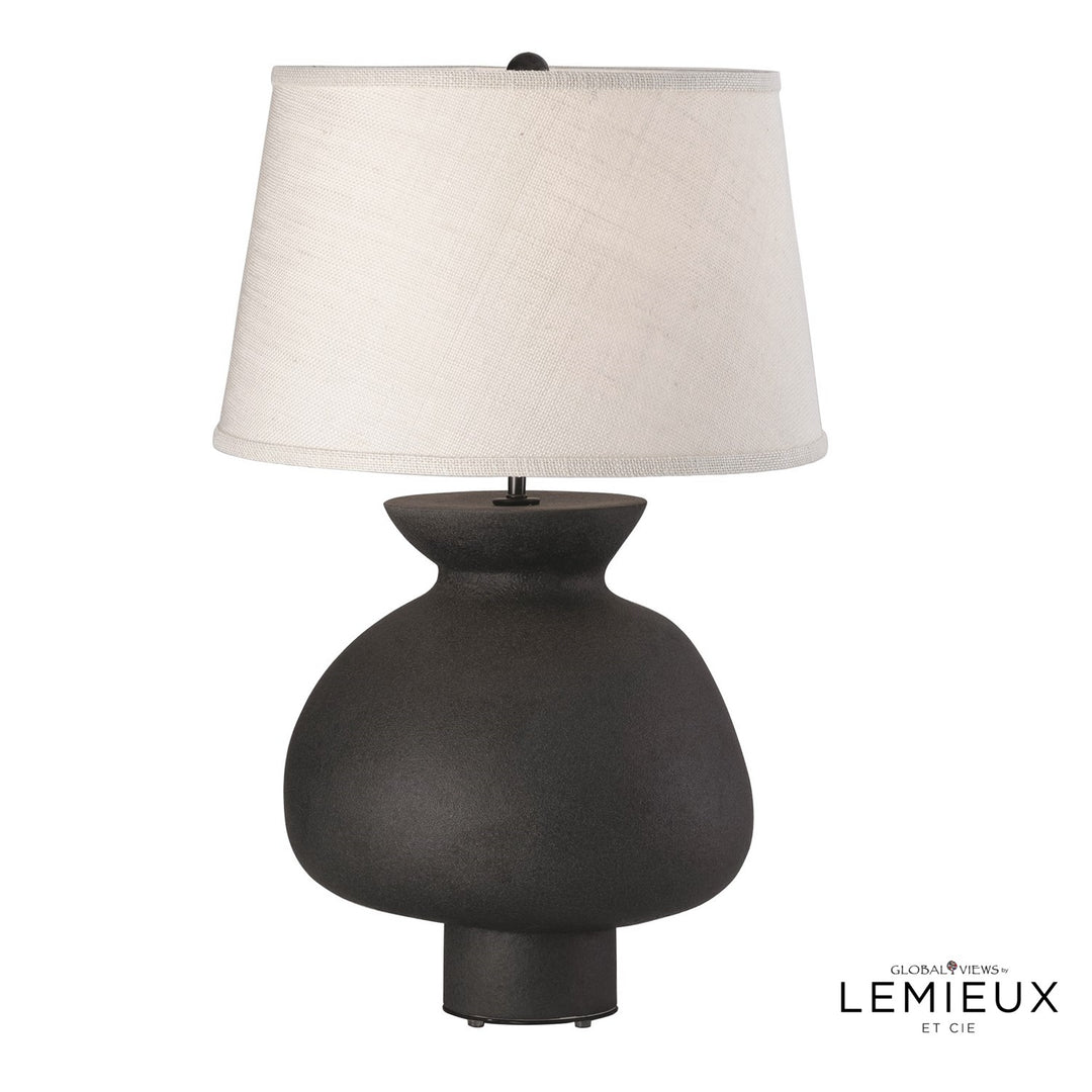 Casis Lamp - Matte Black-Global Views-GVSA-CLL1.10015-Table Lamps-2-France and Son