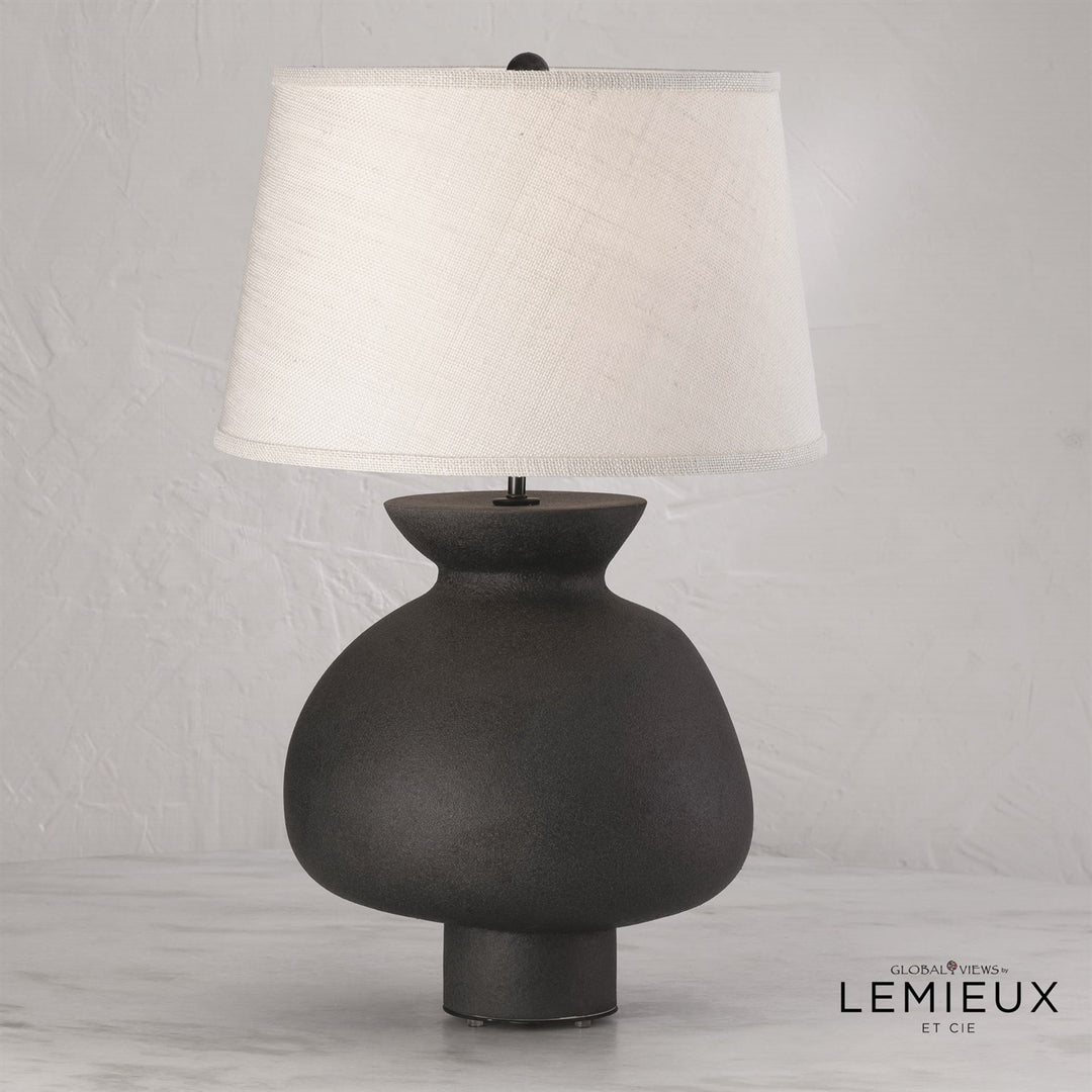 Casis Lamp - Matte Black-Global Views-GVSA-CLL1.10015-Table Lamps-1-France and Son