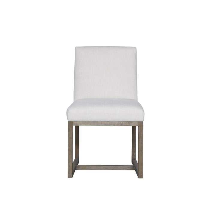 Modern Carter Side Chair-Universal Furniture-UNIV-642738-Dining ChairsCharcoal-Washed Belgian Linen-1-France and Son