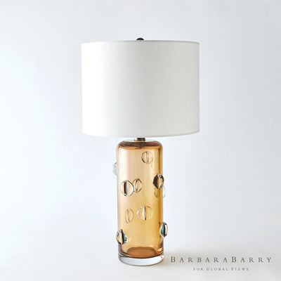 Amber Glass Lamp-Global Views-GVSA-BB-6.60043-Table Lamps-1-France and Son