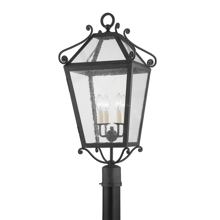 Santa Barbara County 4 Light Post Lantern-Troy Lighting-TROY-P4129-FRN-Outdoor Post Lanterns-1-France and Son