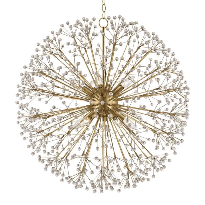 Dunkirk Chandelier-Hudson Valley-HVL-6030-AGB-ChandeliersAged Brass-10 Light-4-France and Son