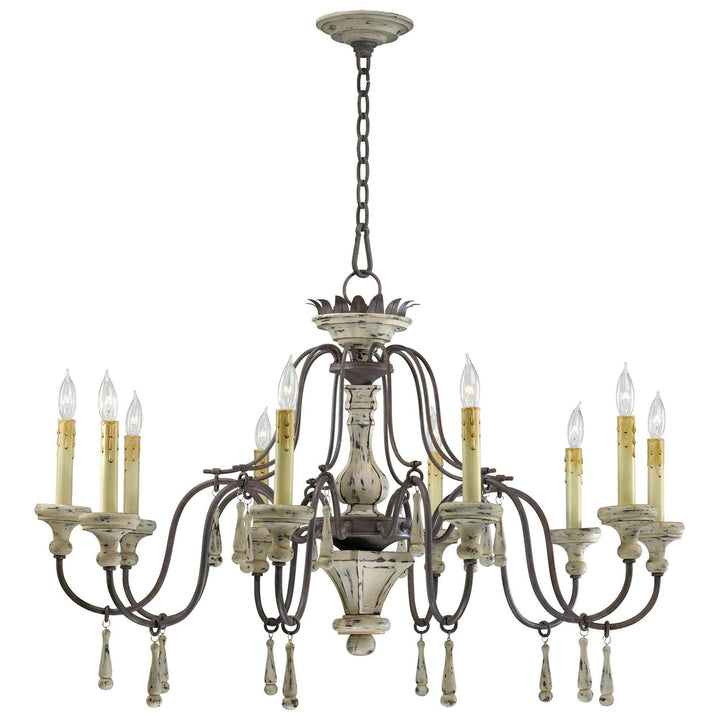 Provence 10 Light Chandelier-Cyan Design-CYAN-6513-10-43-Chandeliers-1-France and Son