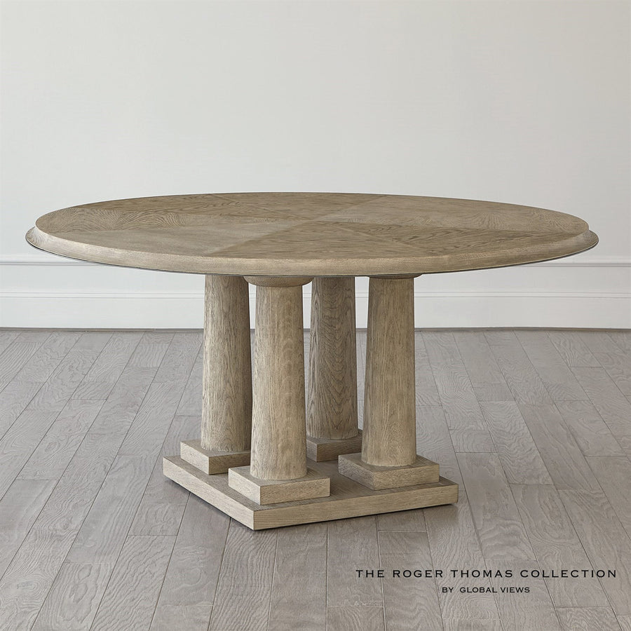 Titian Dining Table-Global Views-GVSA-RT2015-Dining TablesGrey Sandblasted Oak-1-France and Son