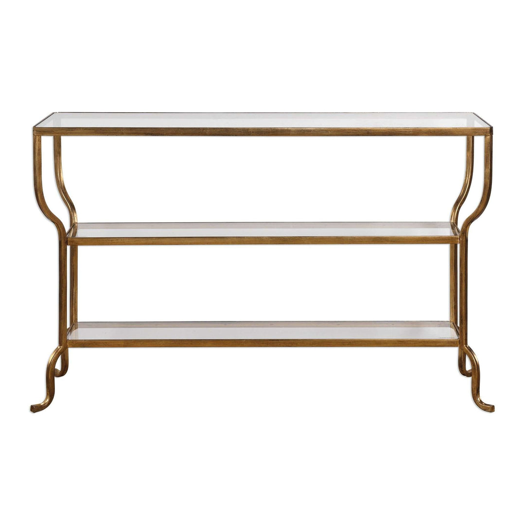 Deline Gold Console Table-Uttermost-UTTM-24668-Console Tables-1-France and Son