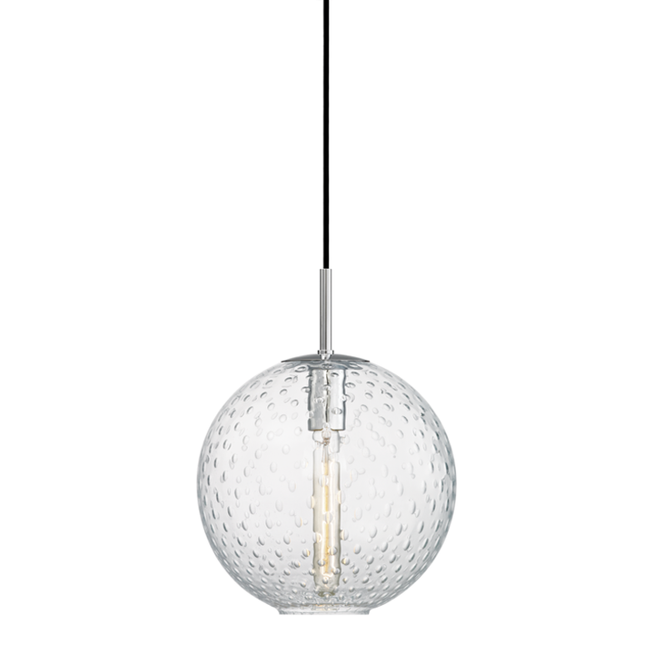 Rousseau - 1 Light Pendant-Hudson Valley-HVL-2010-PC-CL-PendantsClear / Polished Chrome-3-France and Son