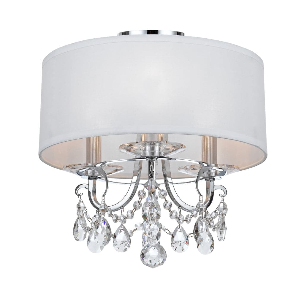 Othello 3 Light Ceiling Mount-Crystorama Lighting Company-CRYSTO-6623-CH-CL-MWP_CEILING-Flush MountsPolished Chrome-3-France and Son