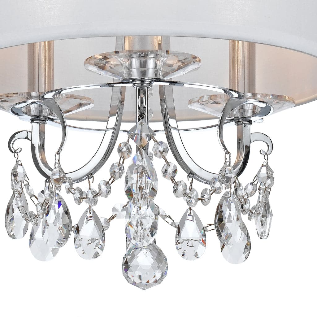 Othello 3 Light Ceiling Mount-Crystorama Lighting Company-CRYSTO-6623-CH-CL-MWP_CEILING-Flush MountsPolished Chrome-7-France and Son