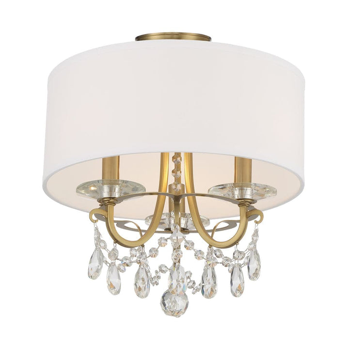 Othello 3 Light Ceiling Mount-Crystorama Lighting Company-CRYSTO-6623-CH-CL-MWP_CEILING-Flush MountsPolished Chrome-6-France and Son