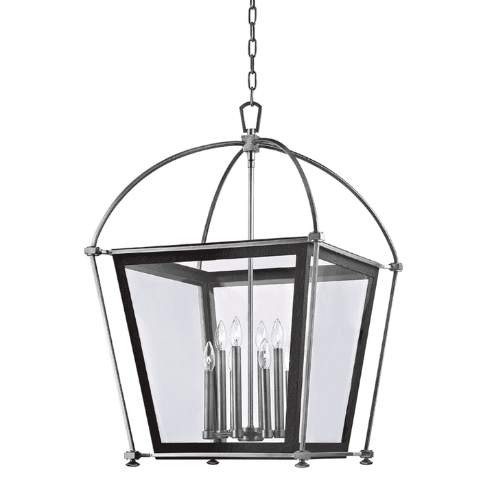 Hollis 8 Light Pendant-Hudson Valley-HVL-3624-PN-PendantsPolished Nickel-2-France and Son