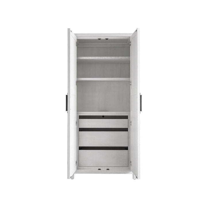 Morgan Utility Cabinet-Universal Furniture-UNIV-U011A674-Bookcases & CabinetsWhite-7-France and Son