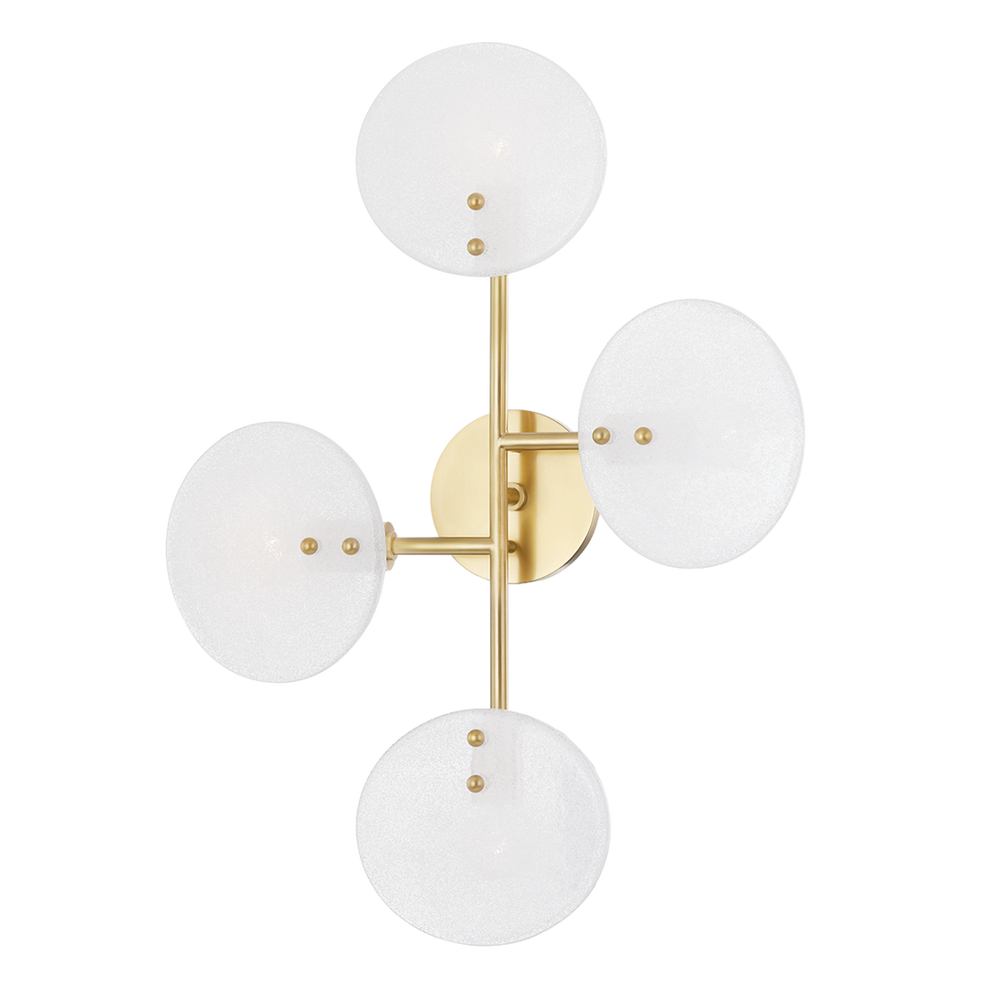 Gissele 4 Light Wall Sconce-Mitzi-HVL-H428604-AGB-Wall LightingAged Brass-1-France and Son