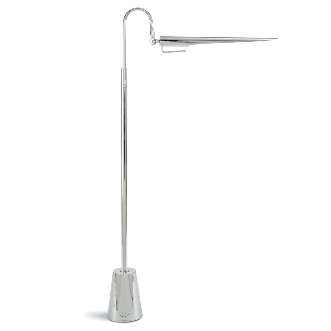 Raven Floor Lamp (Polished Nickel)