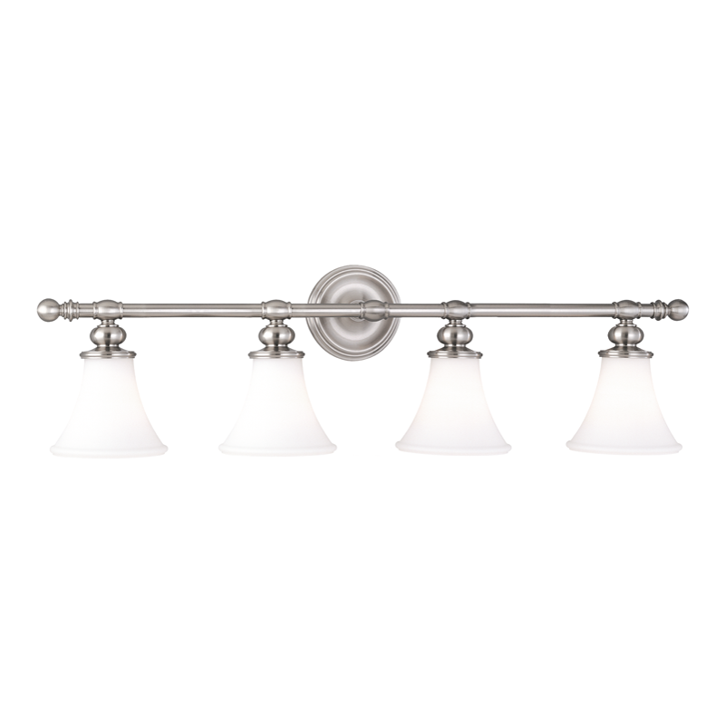 Weston 4 Light Bath Bracket-Hudson Valley-HVL-4504-SN-Bathroom LightingSatin Nickel-2-France and Son