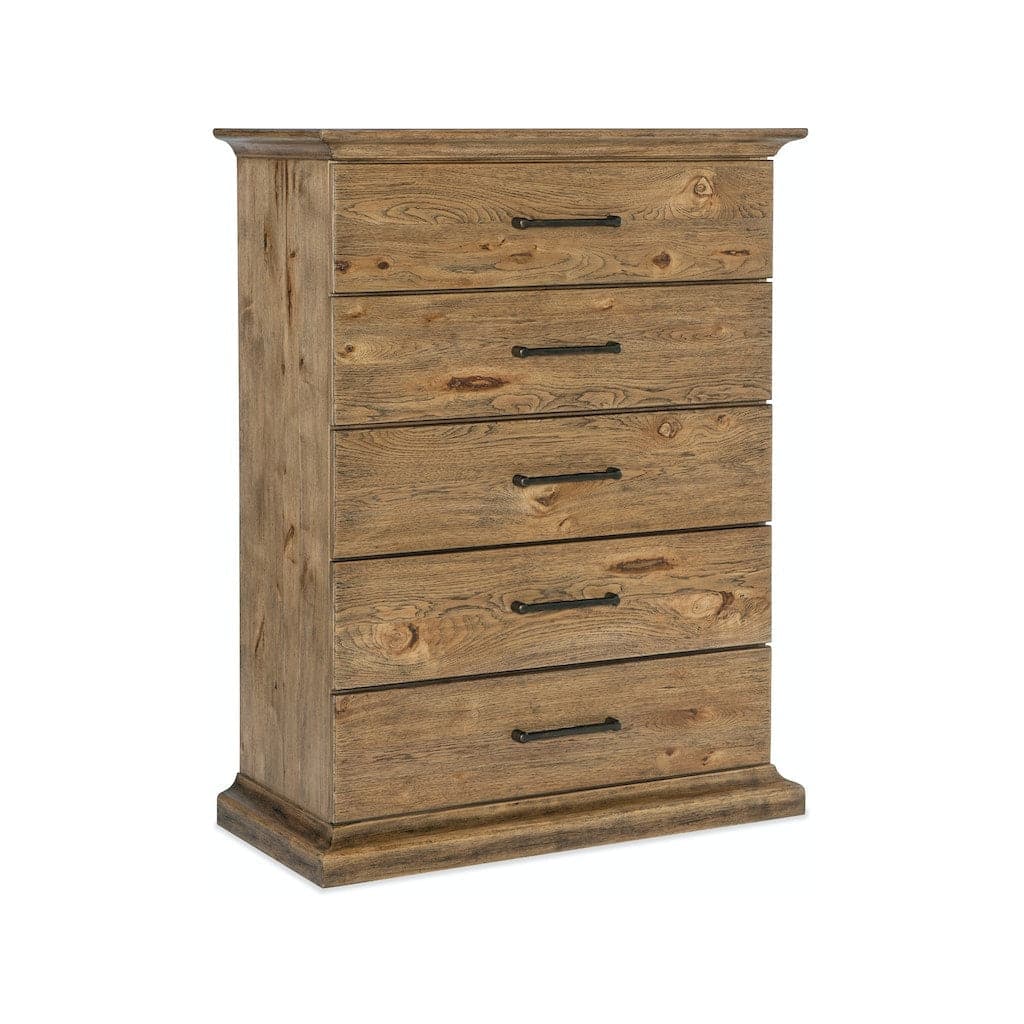 Big Sky Five Drawer Chest-Hooker-HOOKER-6700-90110-80-Dressers-1-France and Son