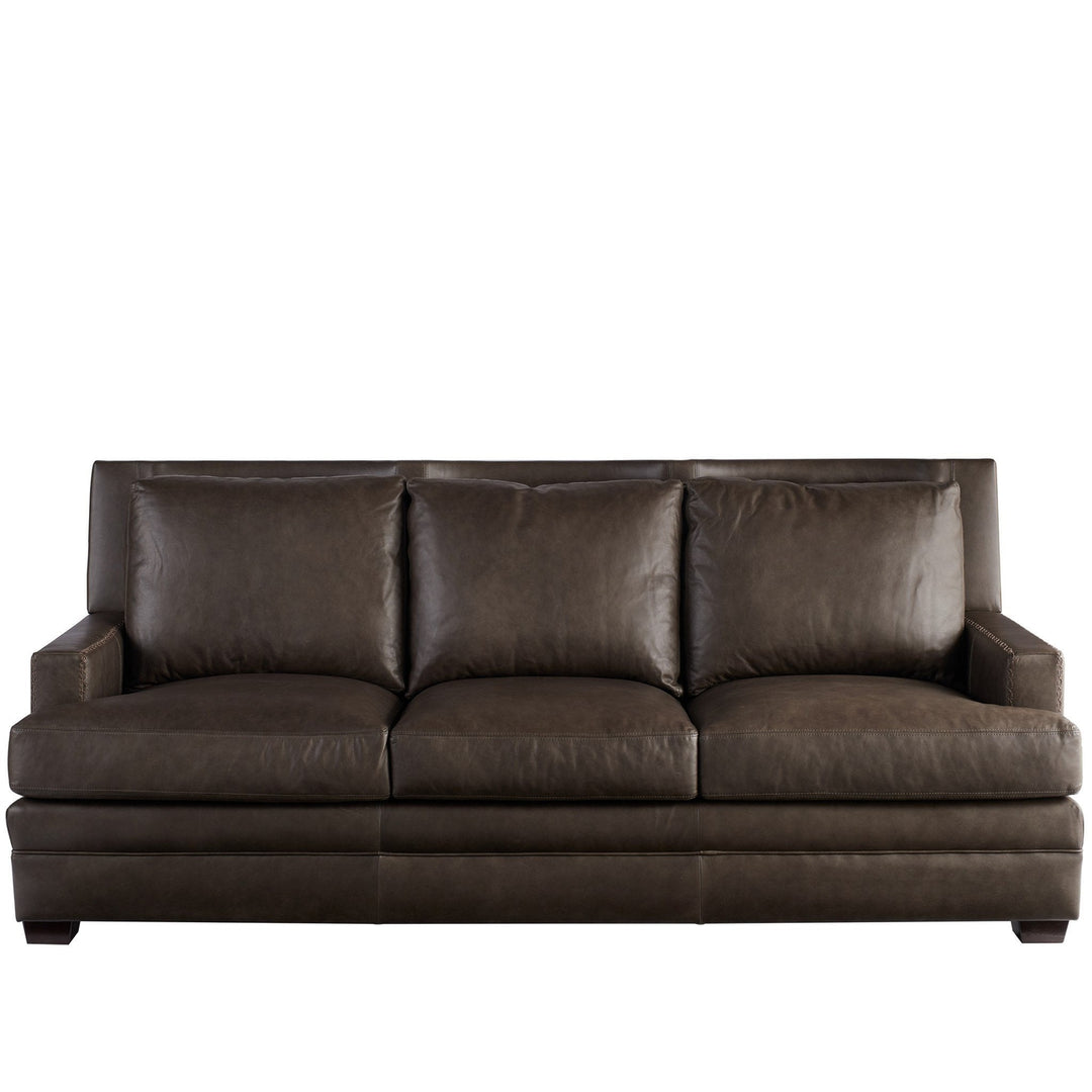 Transitional Leather Kipling Sofa-Universal Furniture-UNIV-682551-901-5-Sofas-5-France and Son