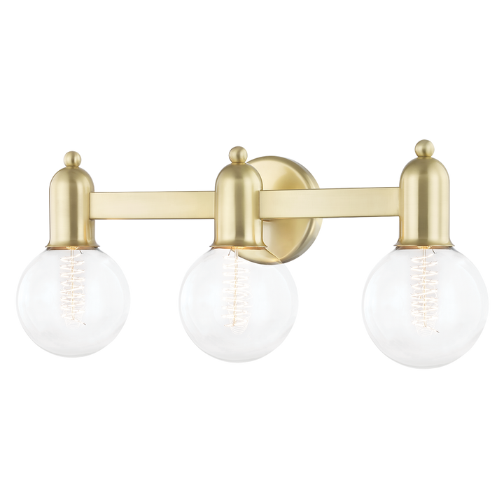 Bryce 3 Light Bath Bracket-Mitzi-HVL-H419303-AGB-Bathroom LightingAged Brass-1-France and Son