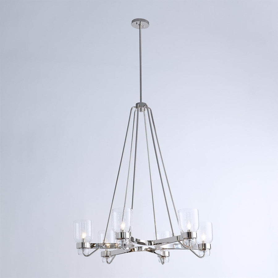 Six Light Chandelier-Global Views-GVSA-RM9.90001-ChandeliersShiny Nickel-1-France and Son