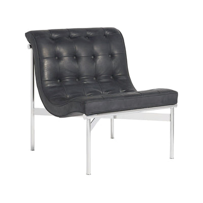 Shannon Chair-Universal Furniture-UNIV-687551-653-Lounge ChairsBurnham Black Leather-1-France and Son