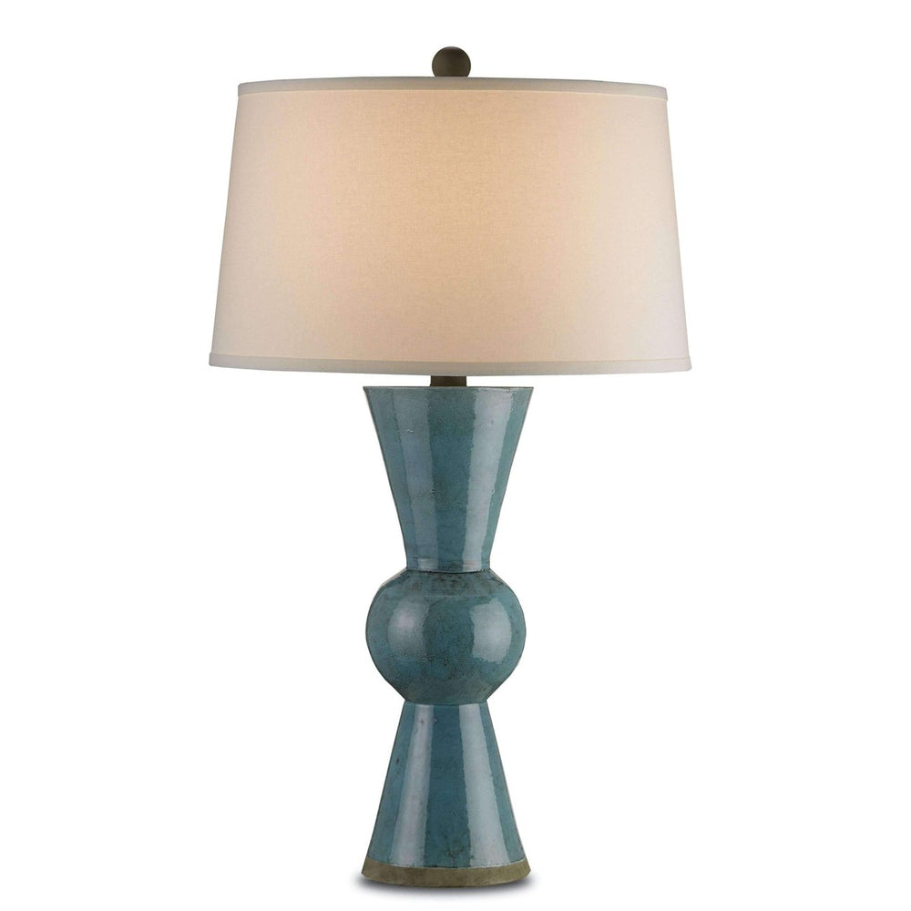 Upbeat White Table Lamp-Currey-CURY-6896-Table LampsTeal-3-France and Son