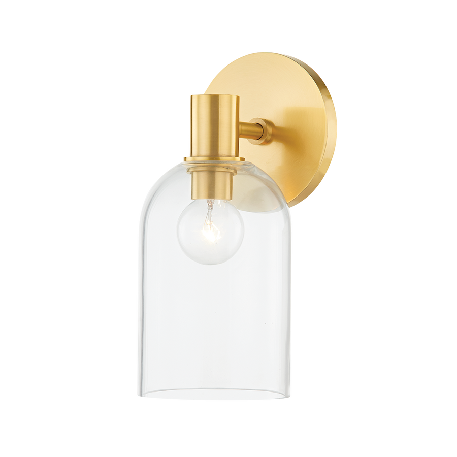 Paisley 1 Light Bath Sconce-Mitzi-HVL-H678301-AGB-Bathroom VanityAged Brass-1-France and Son