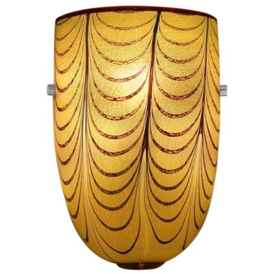 Izmir Flush Mount Sconce-Oggetti-OGGETTI-69-4509-Wall LightingAmber-1-France and Son