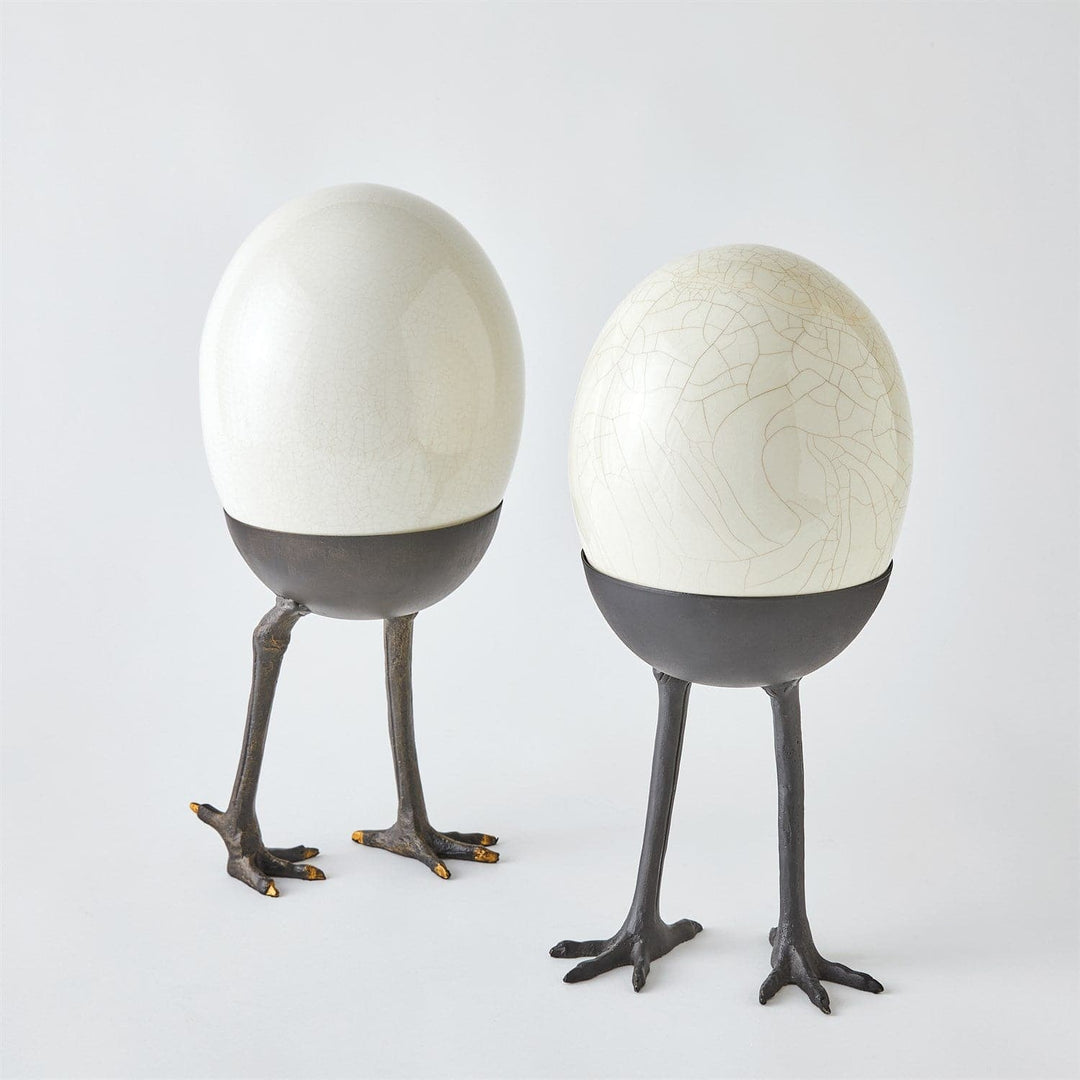 Ostrich Egg on Legs-Global Views-GVSA-8.80830-Decorative ObjectsWalking-2-France and Son