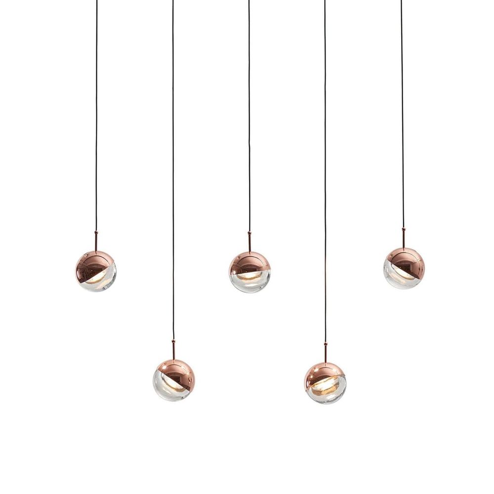 Dora Pendant 5 by Seed Design Pendants SEED-SLD-1010PL5-CPR