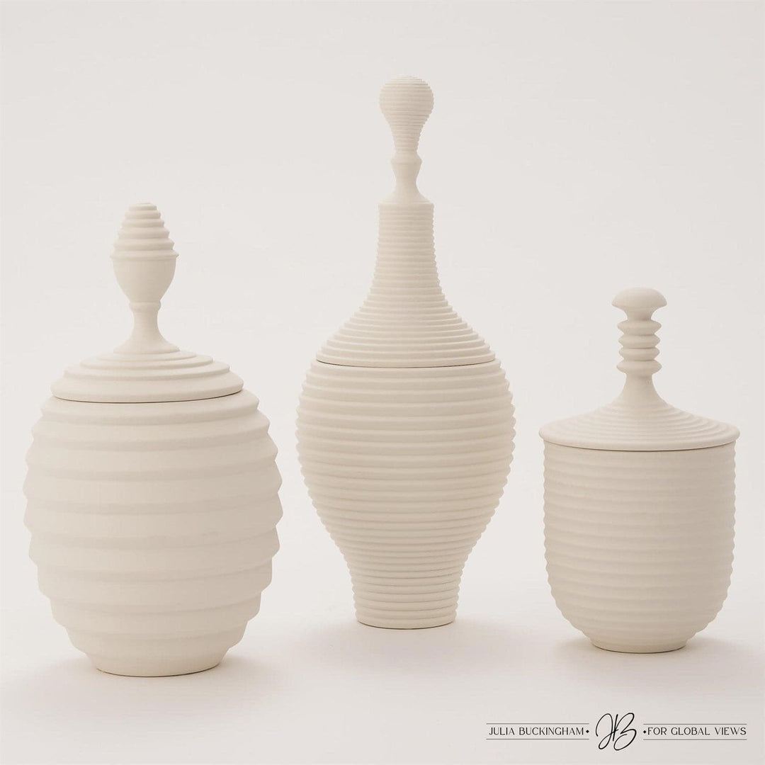 Orion Jar-White-Med-Global Views-GVSA-JB1.10052-Vases-1-France and Son