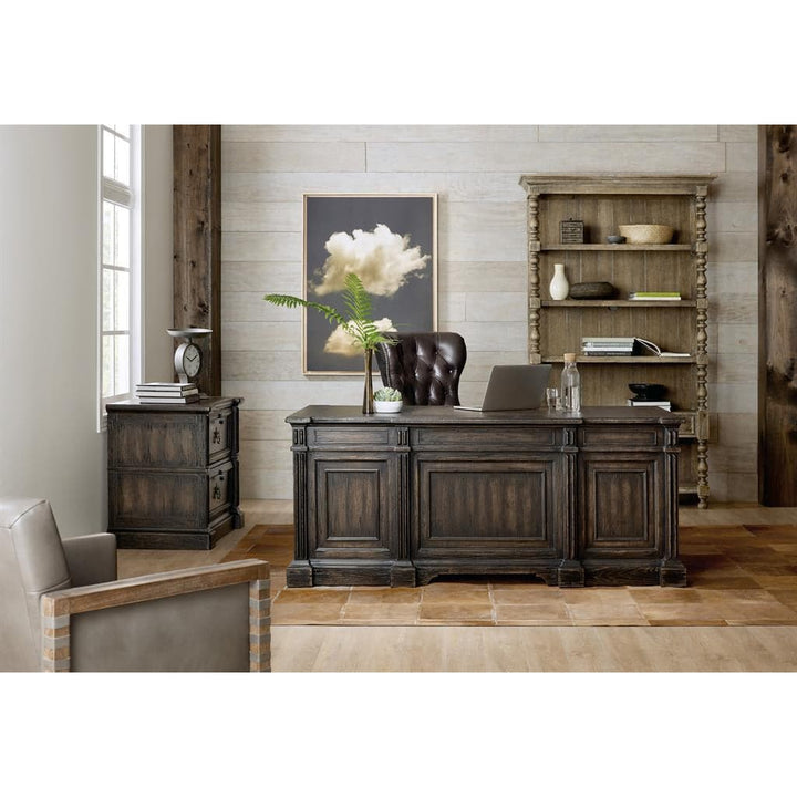 La Grange San Felipe Executive Desk-Hooker-HOOKER-6960-10563-89-Desks-4-France and Son