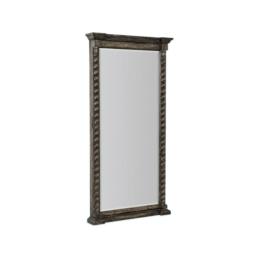 La Grange Vail Floor Mirror w/Jewelry Storage-Hooker-HOOKER-6960-50004-87-Mirrors-1-France and Son