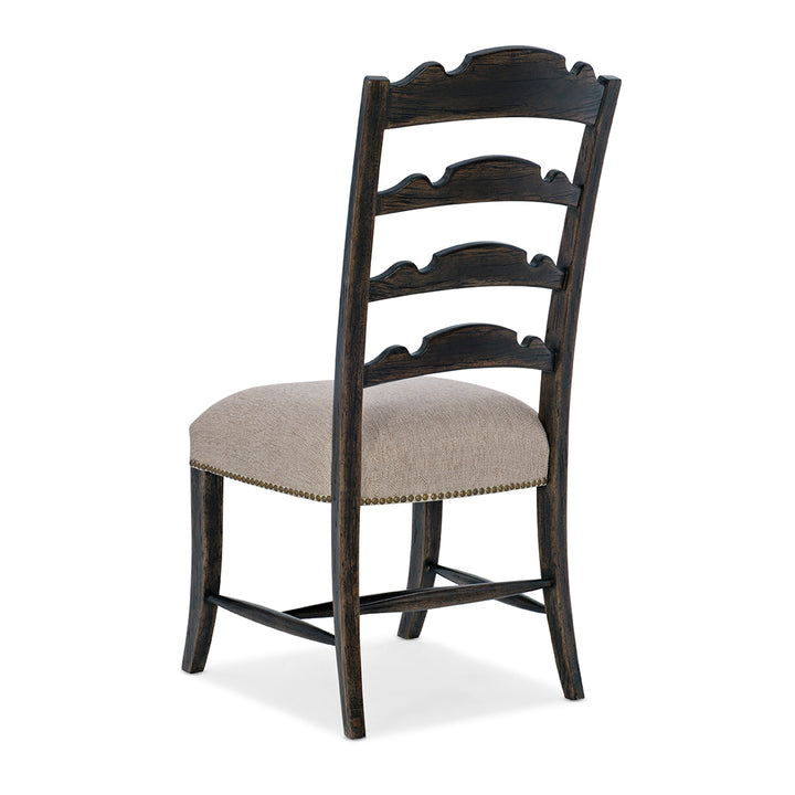 La Grange Twin Sisters Ladderback Side Chair-Hooker-HOOKER-6960-75311-89-Dining ChairsSide Chair-5-France and Son