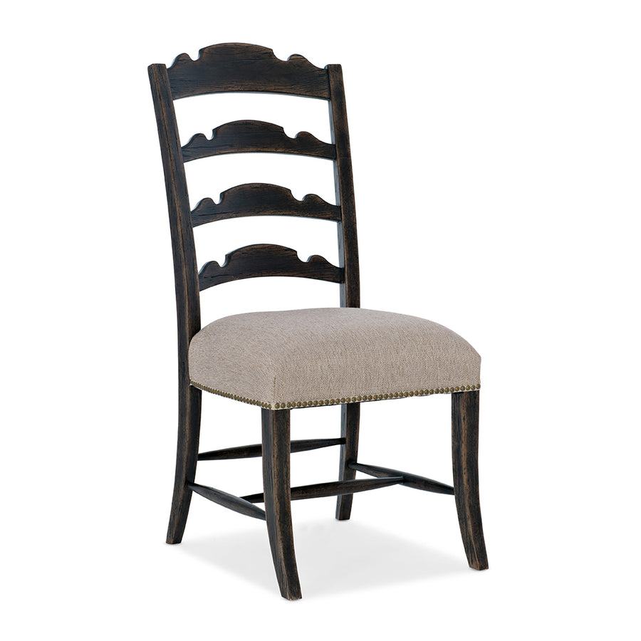 La Grange Twin Sisters Ladderback Side Chair-Hooker-HOOKER-6960-75311-89-Dining ChairsSide Chair-1-France and Son