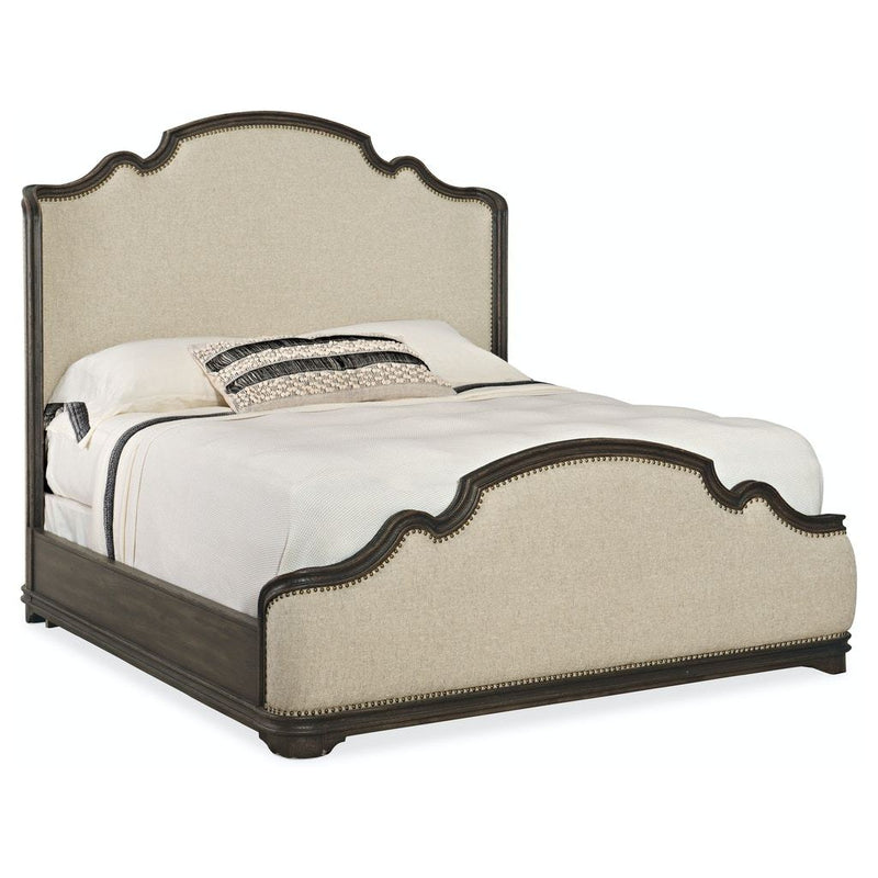 La Grange Fayette Queen Upholstered Bed-Hooker-HOOKER-6960-90850-89-Beds-1-France and Son