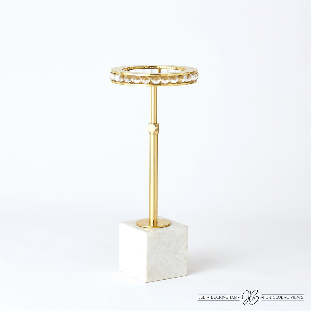 Margot Side Table-Global Views-GVSA-JB9.90132-Side TablesBrass-3-France and Son