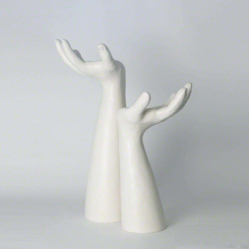Palma Candleholder - Right - Matte White-Global Views-GVSA-7.10102-Decor-1-France and Son