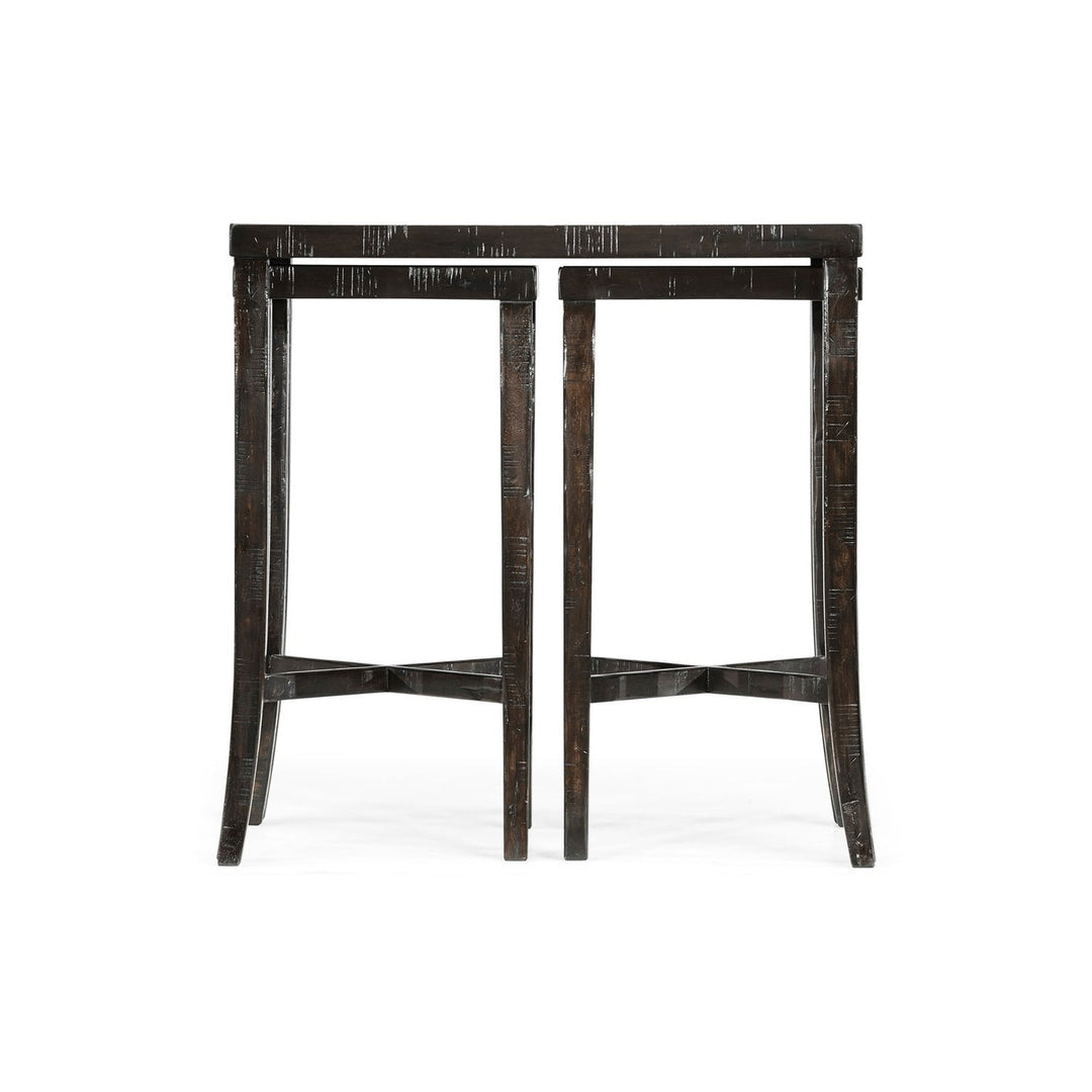 Nesting Cocktail Tables-Jonathan Charles-JCHARLES-491040-CFW-Coffee TablesCountry Walnut-12-France and Son